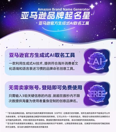 亚马逊品牌起名星工具