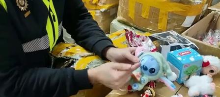 海关查扣侵权IP玩具