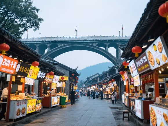 很多小吃的景点叫什么桥