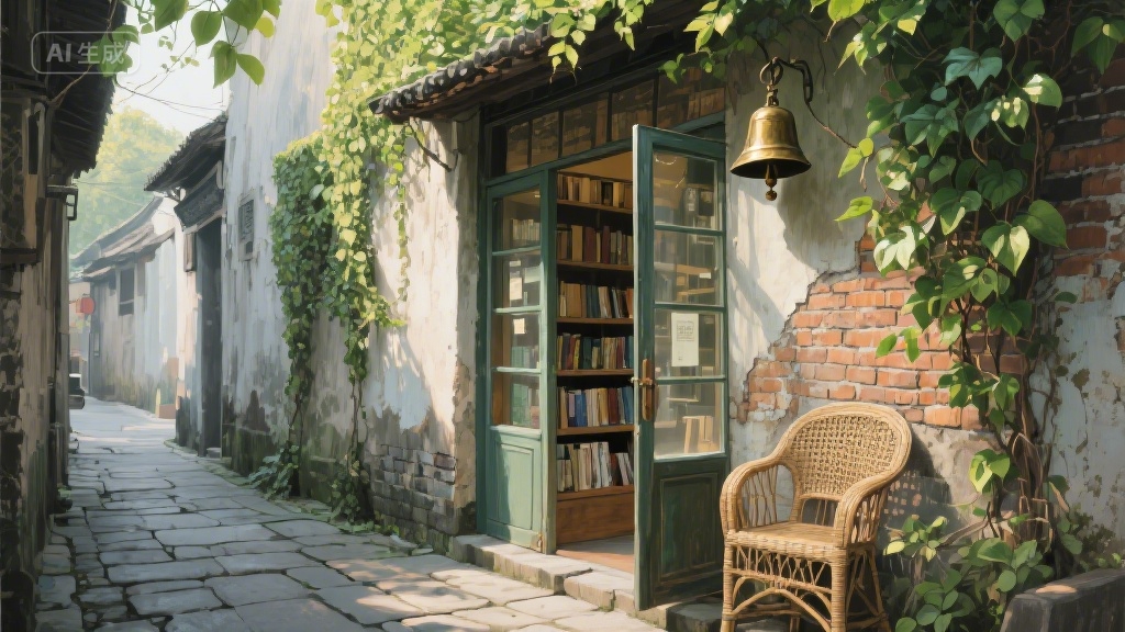 巷尾老书店:时光褶皱里的墨香