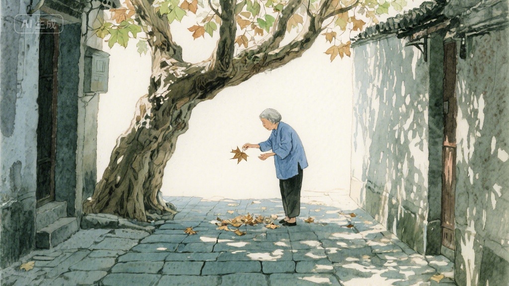 梧桐叶上的时光信笺