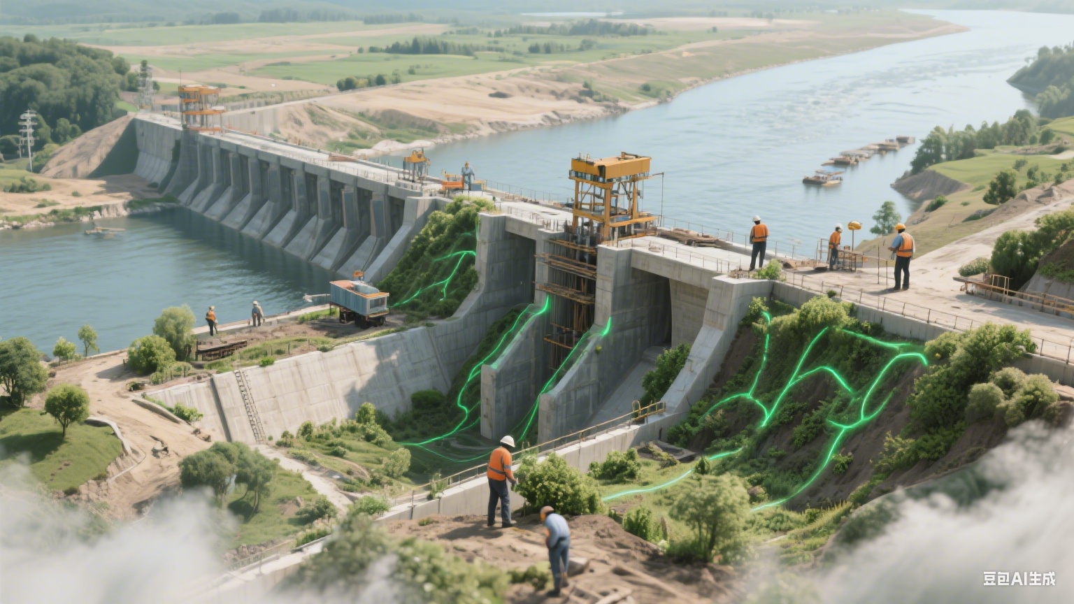 绿脉与钢筋共舞:水利水电工程的生态觉醒