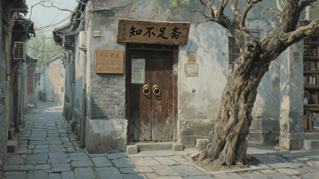巷尾书斋：时光褶皱里的墨香秘境