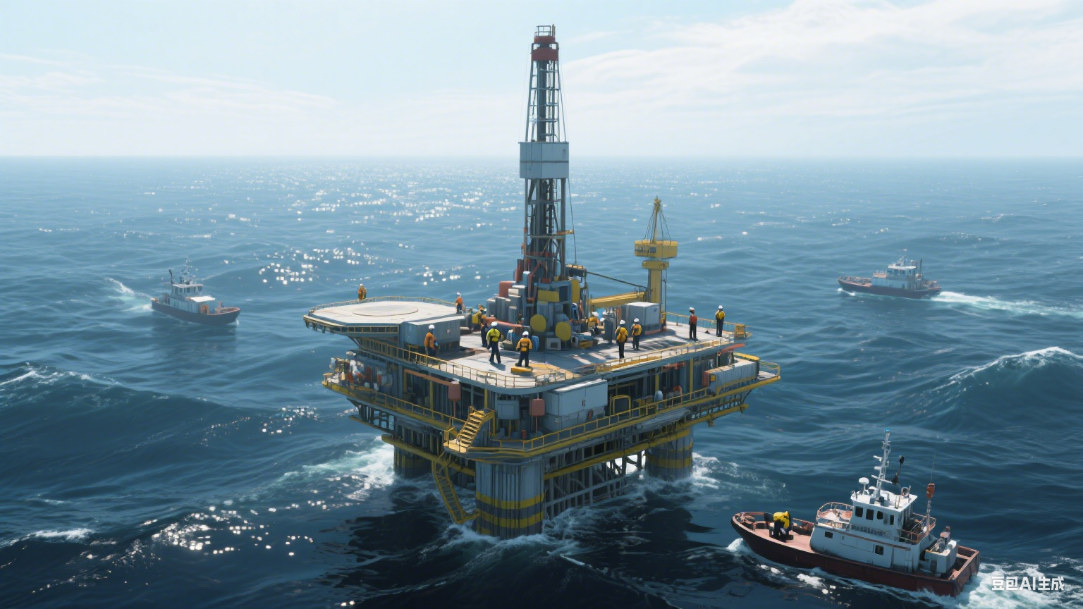 探秘蓝色疆域下的能源密码：海洋油气开发的技术与实践