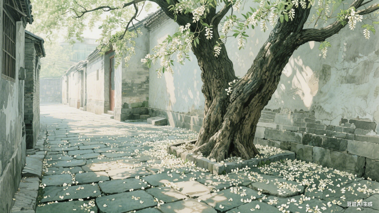 槐花香里的旧时光