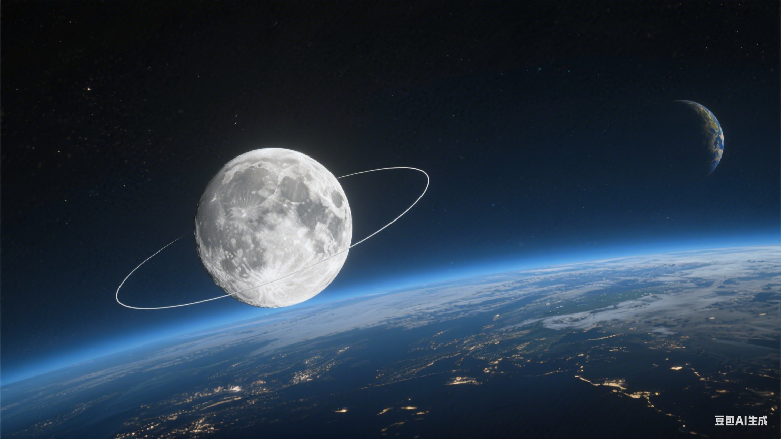 月球公转：宇宙中地球的忠实伴侣