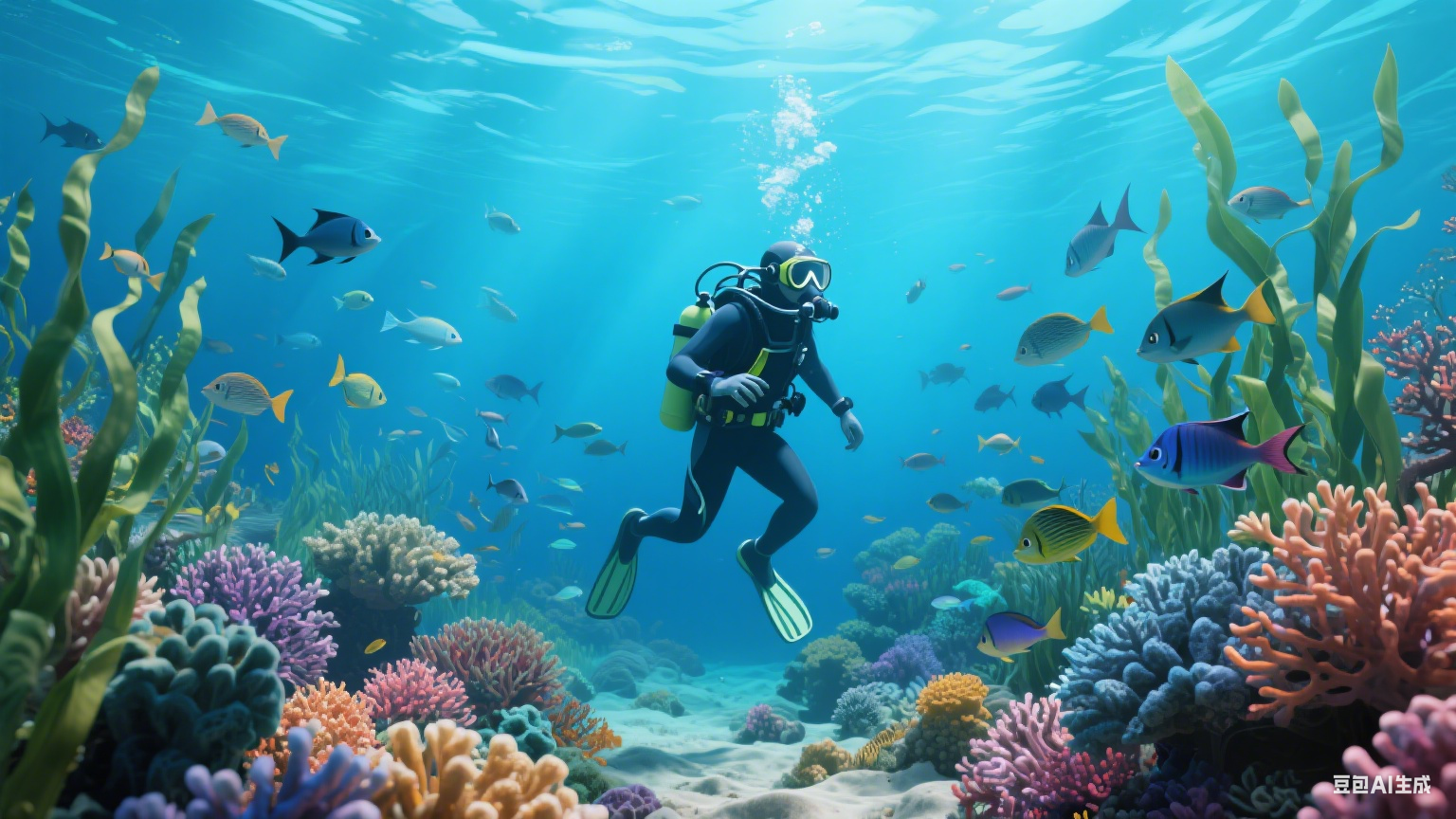 潜行于蔚蓝：探索水下世界的秘境之旅