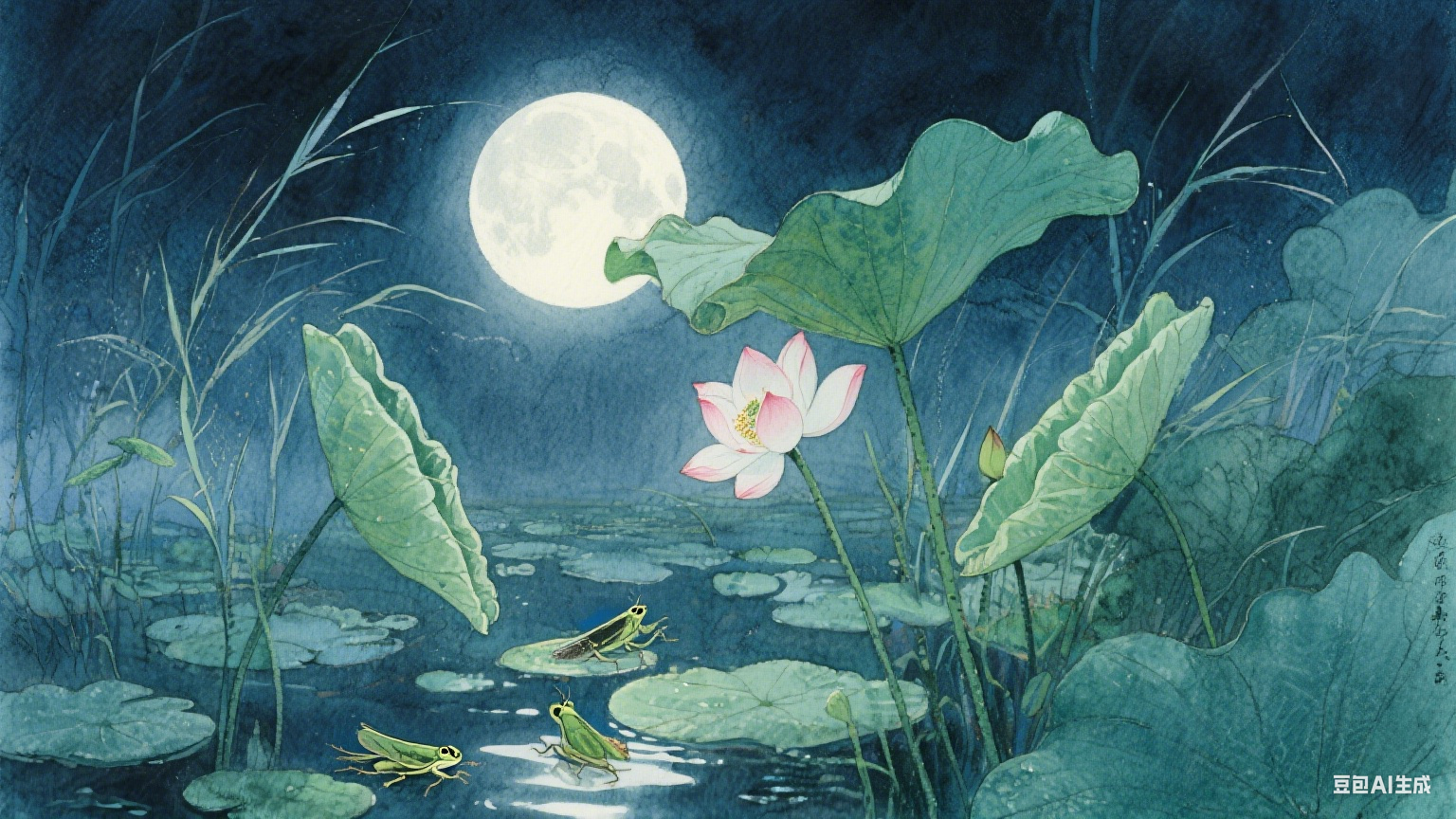 墨色晕染处，皆是意趣生