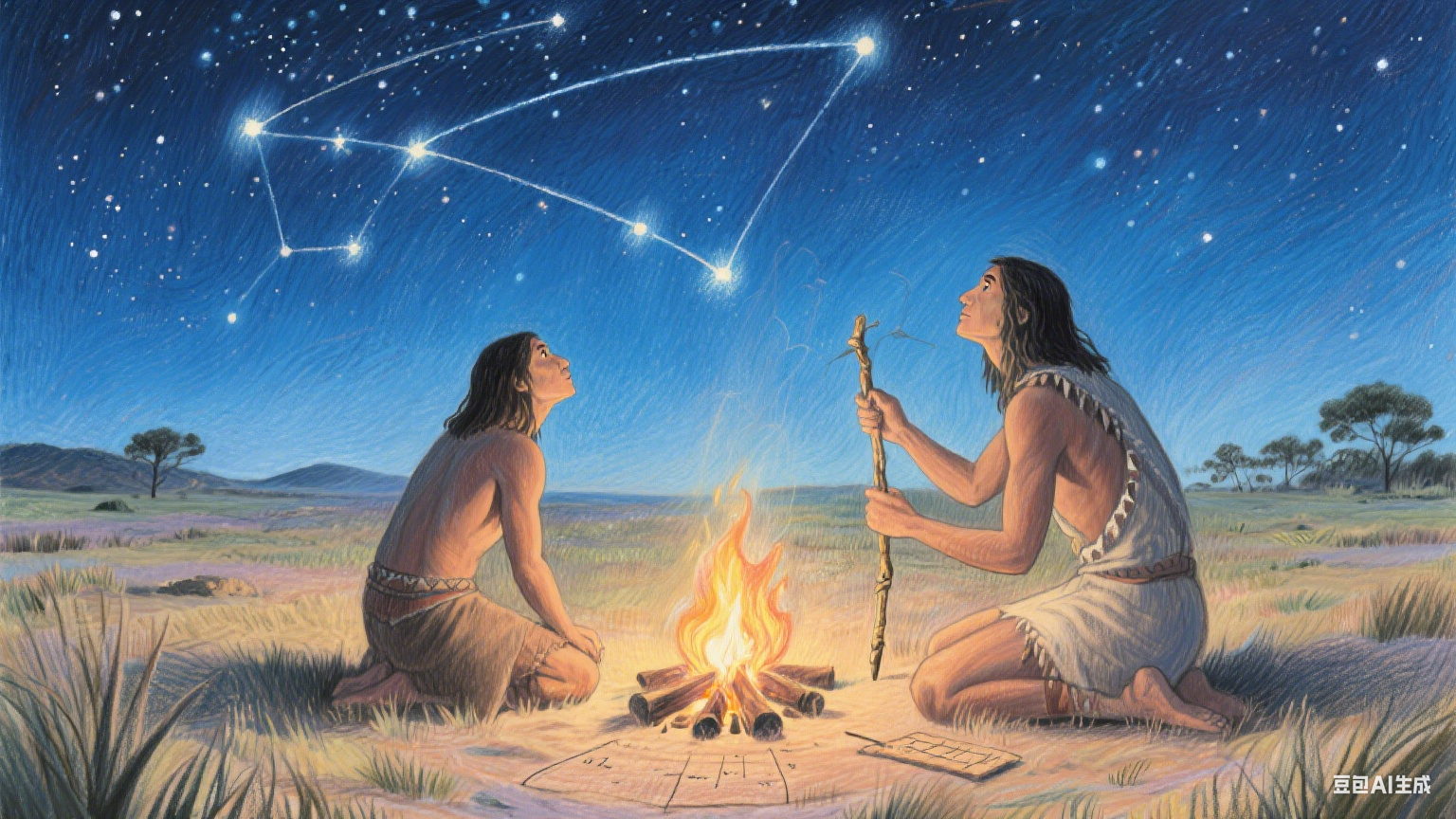 星轨织就的坐标：在宇宙深处寻找心灵的锚点