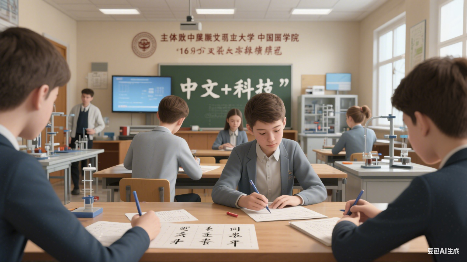 俄罗斯莫斯科国立大学孔子学院开设中文加科技课程 培养复合型人才