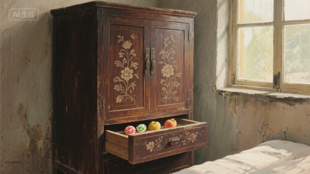 老衣柜里的时光褶皱