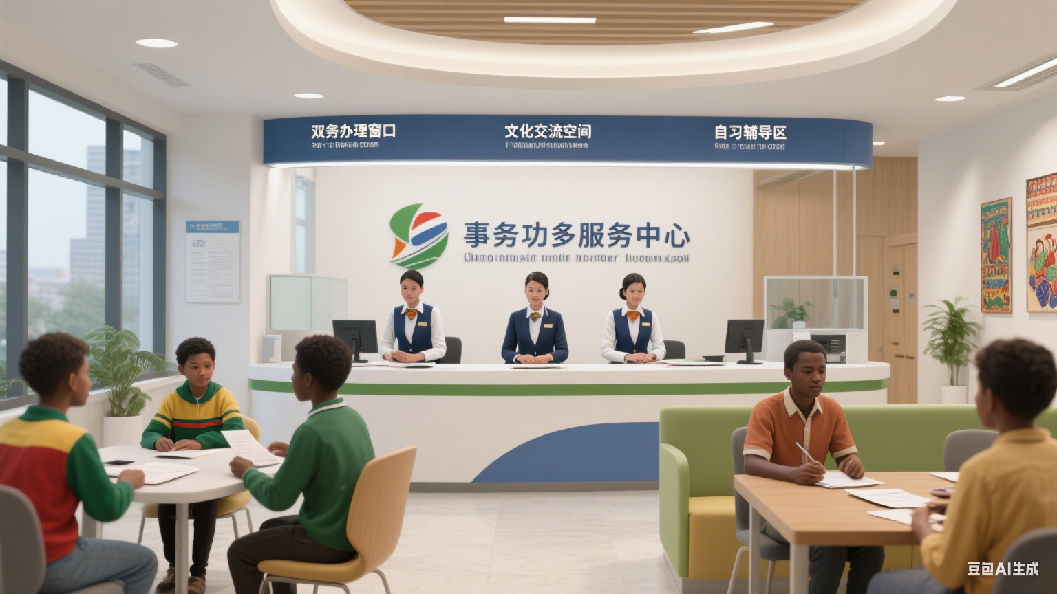 肯尼亚内罗毕大学孔院布隆迪留学生中心启用 综合事务一站式服务