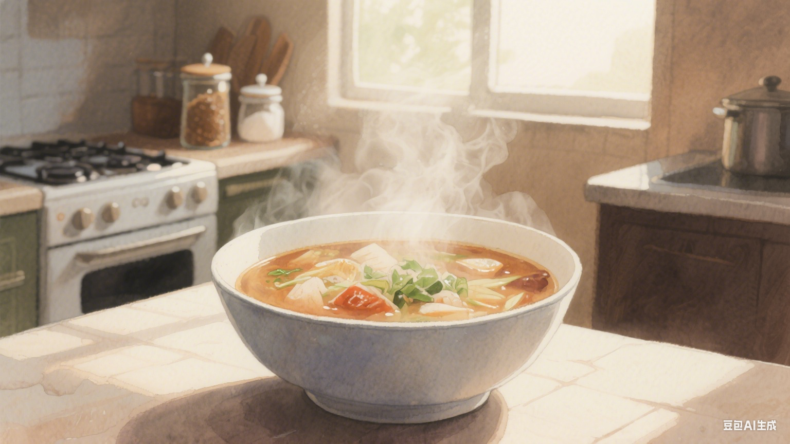 人生是一碗熬煮时光的汤