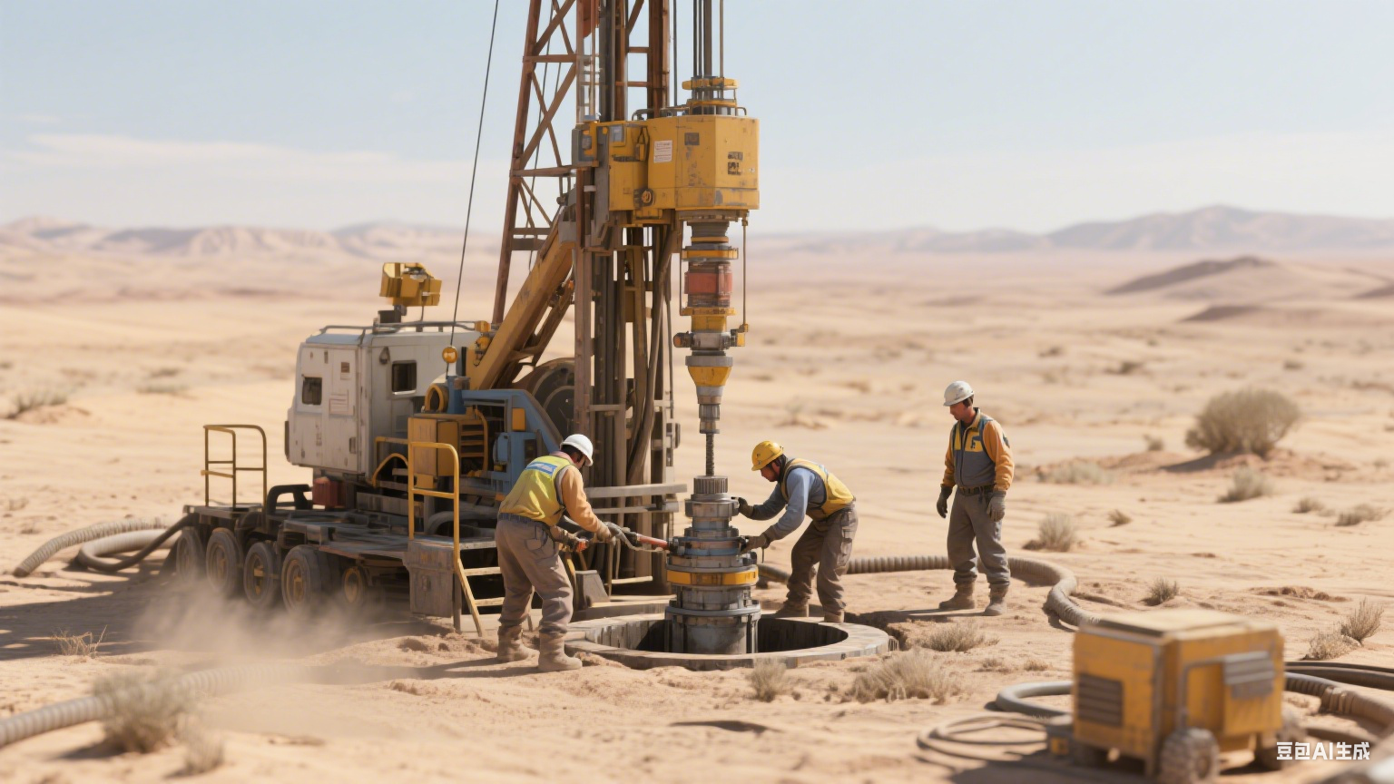 戈壁深处的 “井” 彩答卷：一场完井工程的攻坚记