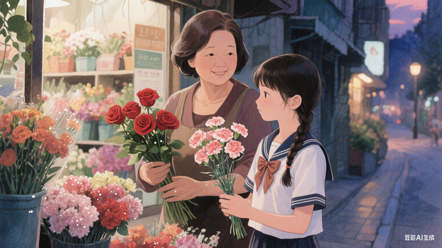 暮色漫过窗台时