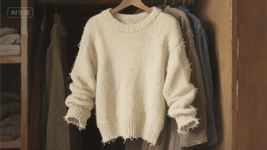 旧毛衣里的时光褶皱