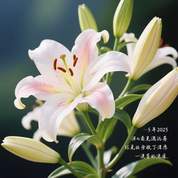 赞美百合花的诗句