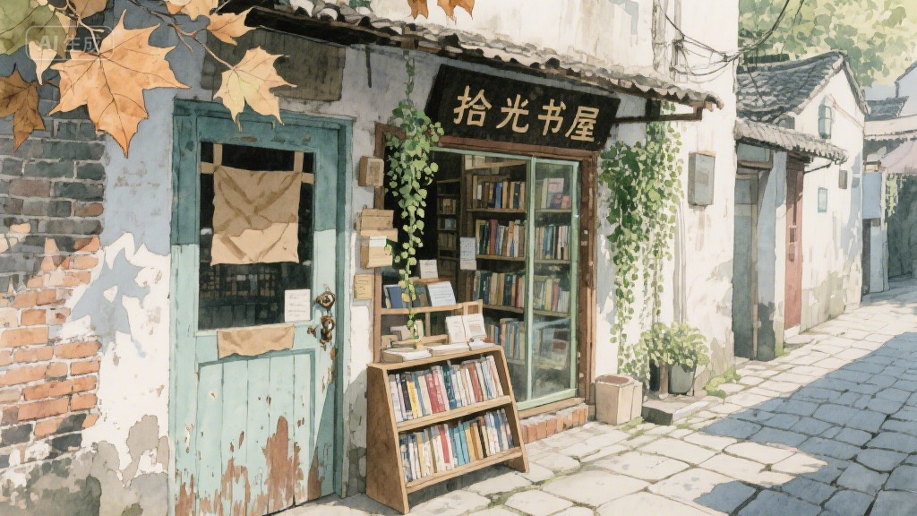 巷尾旧书店：时光褶皱里的墨香秘境