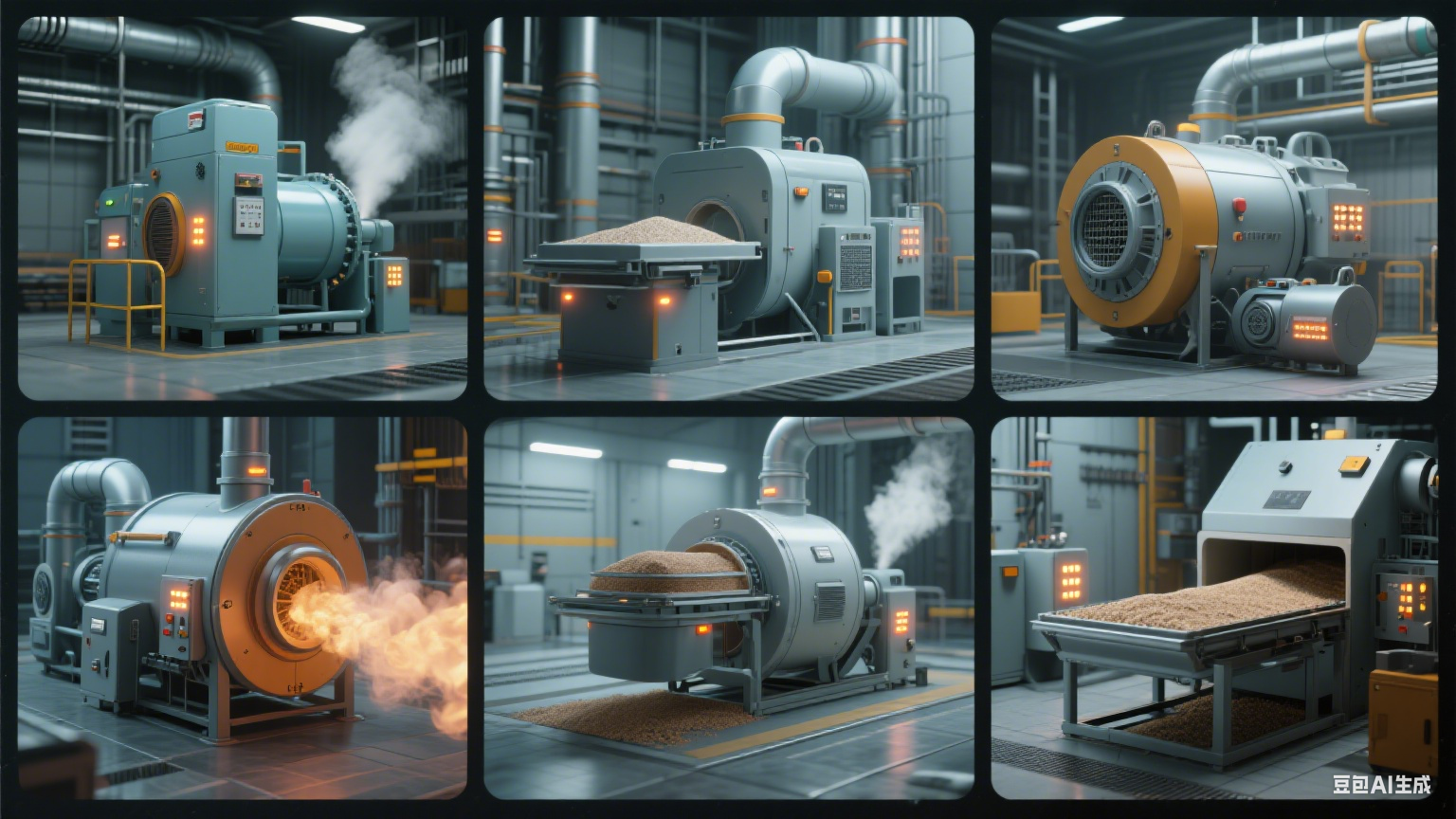 干燥设备:工业生产中的物料脱水核心支撑