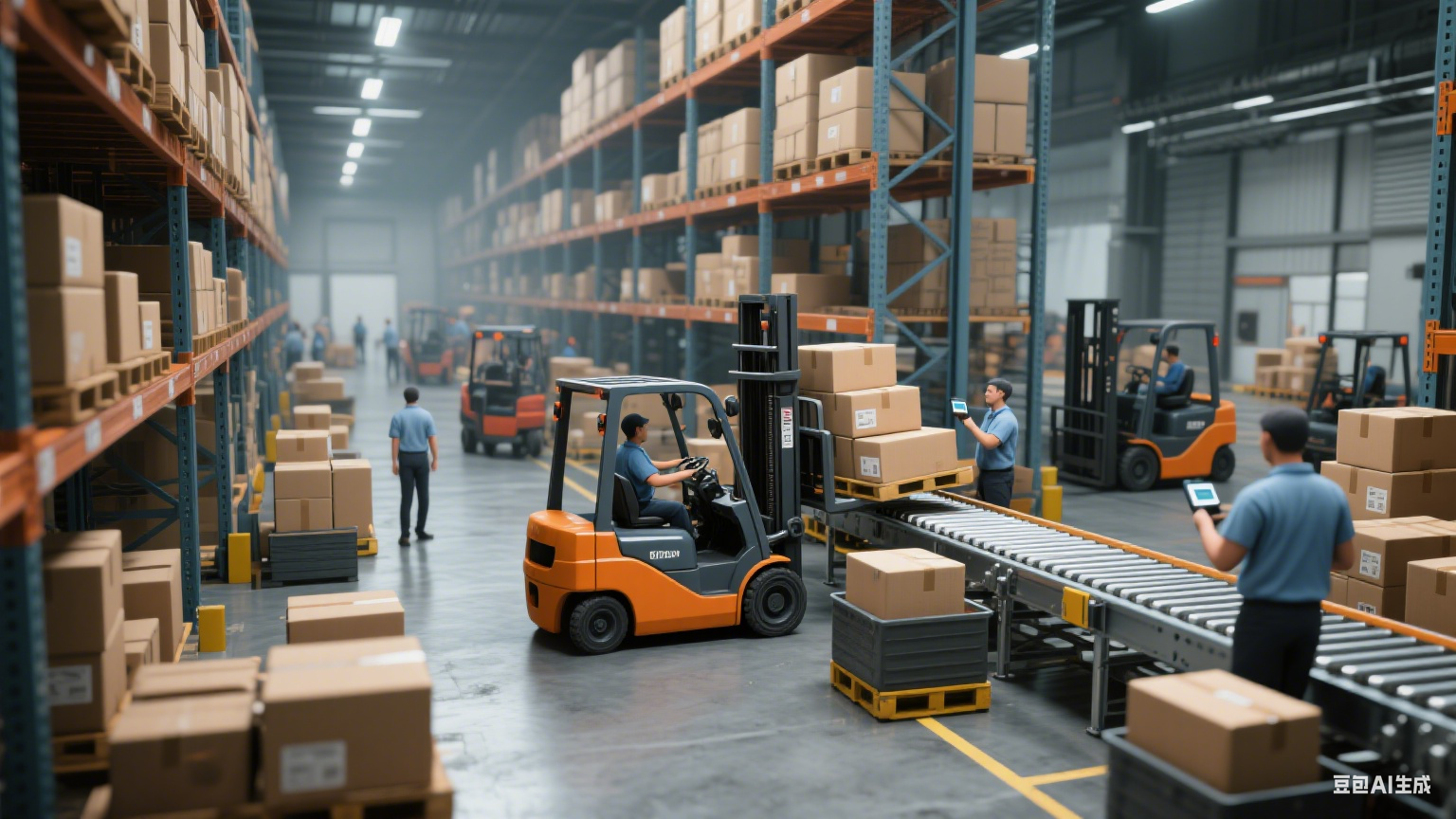 物流链条上的昼夜交响