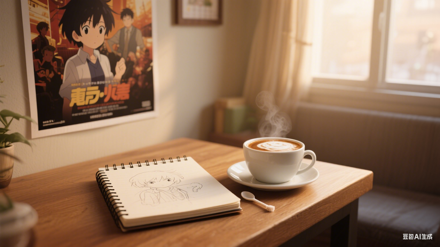 巷口的灯还亮着