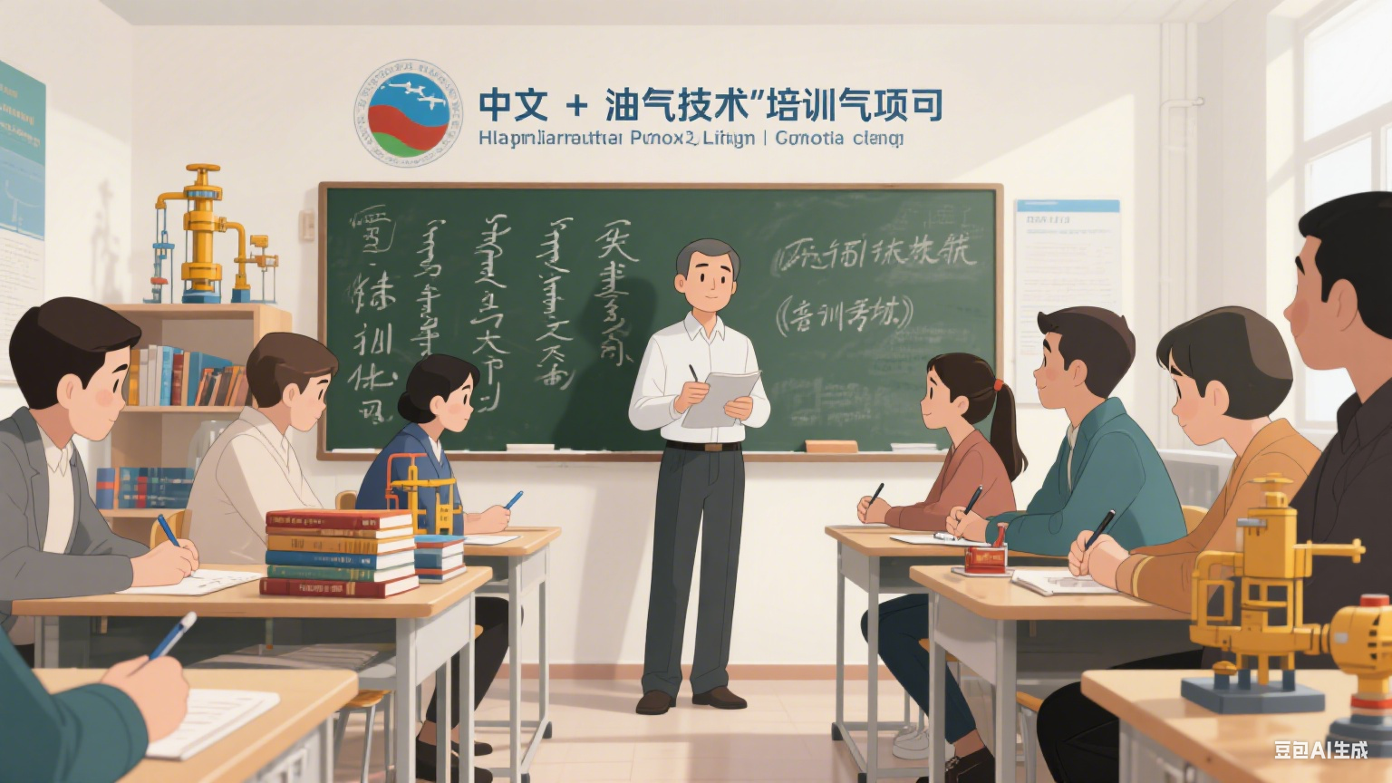 哈萨克斯坦阿拉木图孔子学院推出 “中文 + 油气技术” 培训项目 助力中哈能源合作