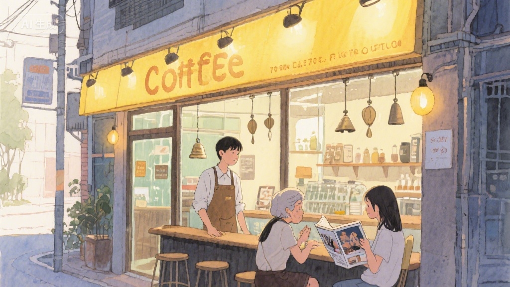 街角那家小咖啡馆，藏着多少人的温柔时光