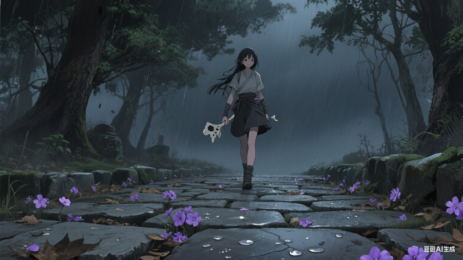 苔藓与星尘编织的门