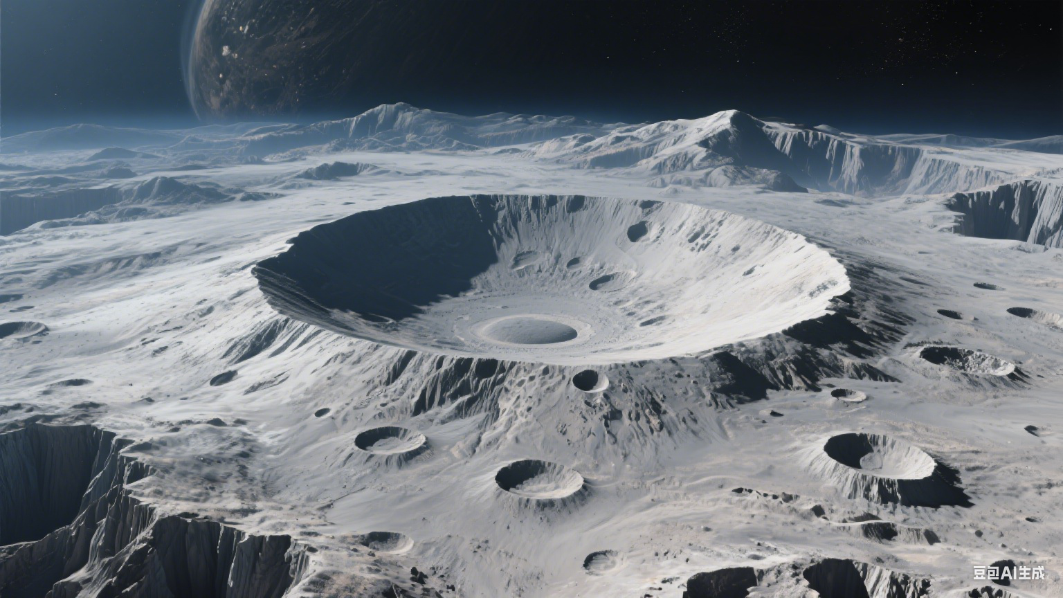 月球表面：宇宙中的寂静奇观