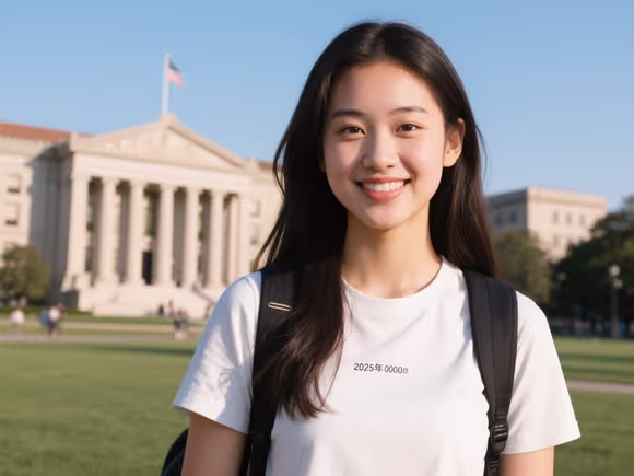 美国00后留学女生多吗