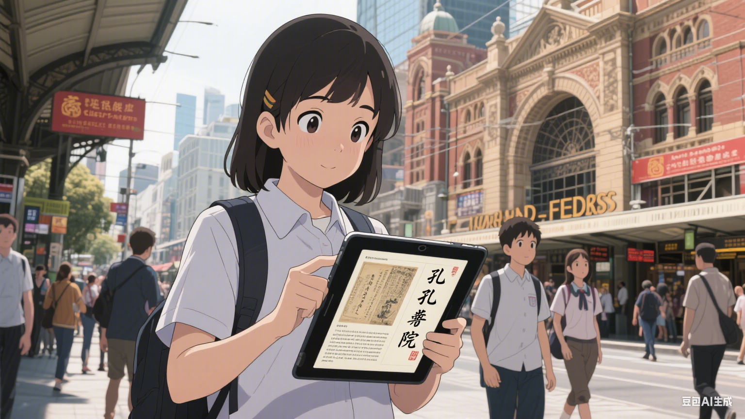 澳大利亚墨尔本孔子学院打造中文加 AR 城市探索课堂 沉浸式学习