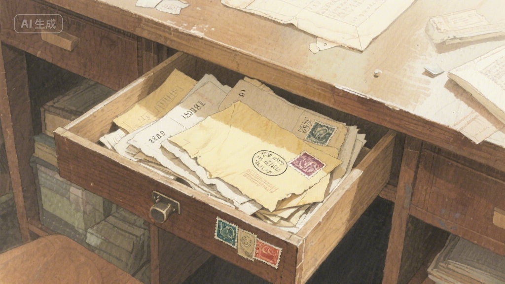 纸页间的温度:那些藏在旧书信里的时光