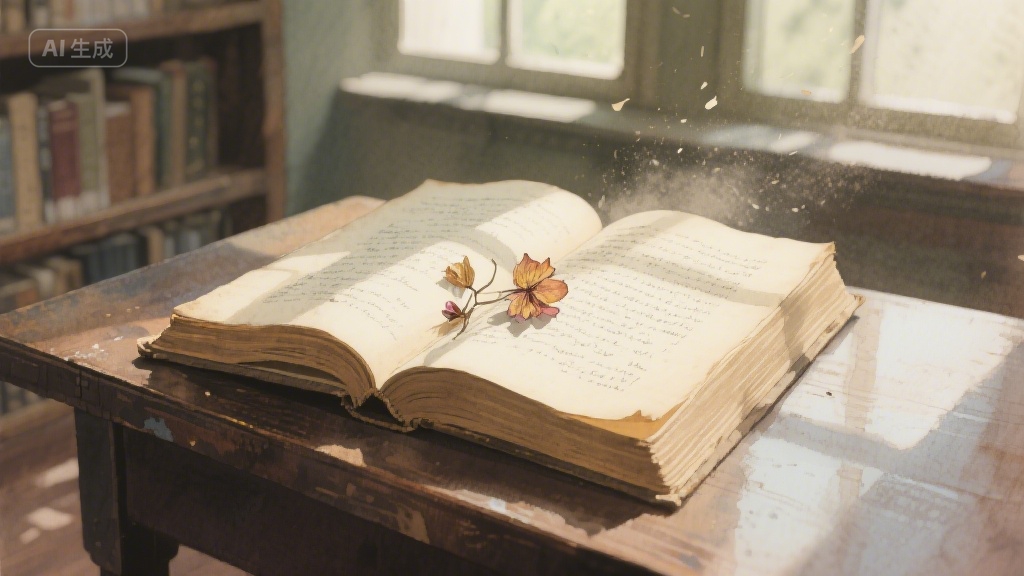 旧书里的光阴褶皱