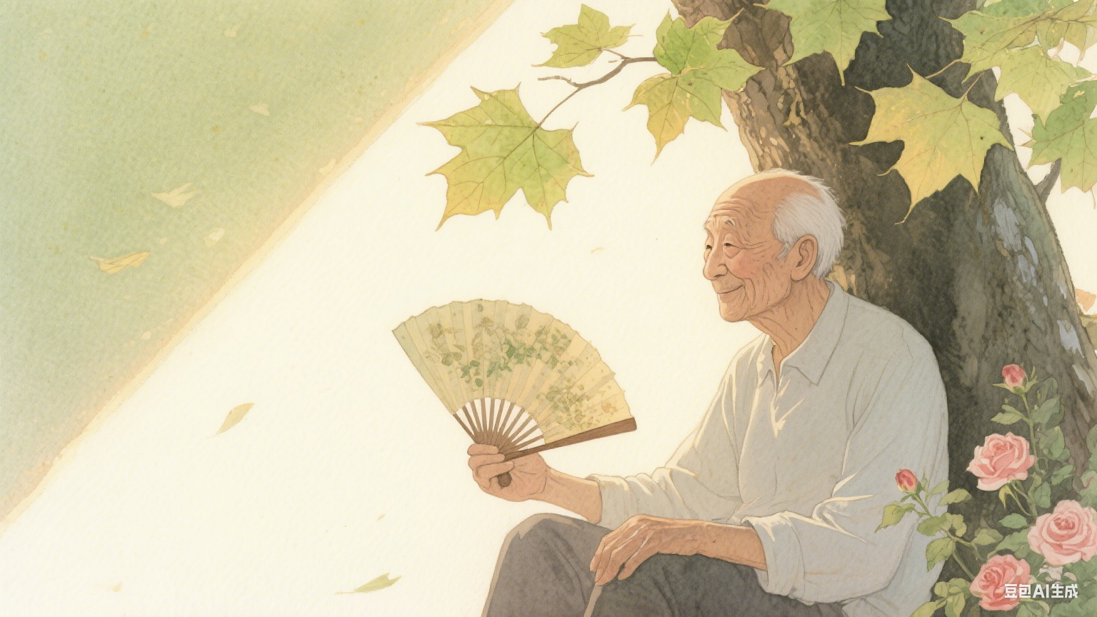 梧桐叶上的光阴信笺