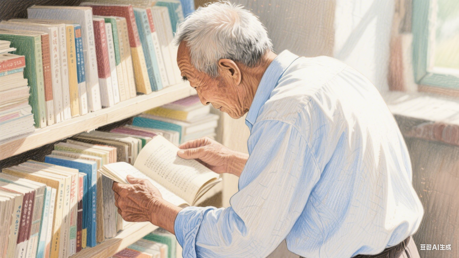 巷尾书摊：时光褶皱里的墨香絮语