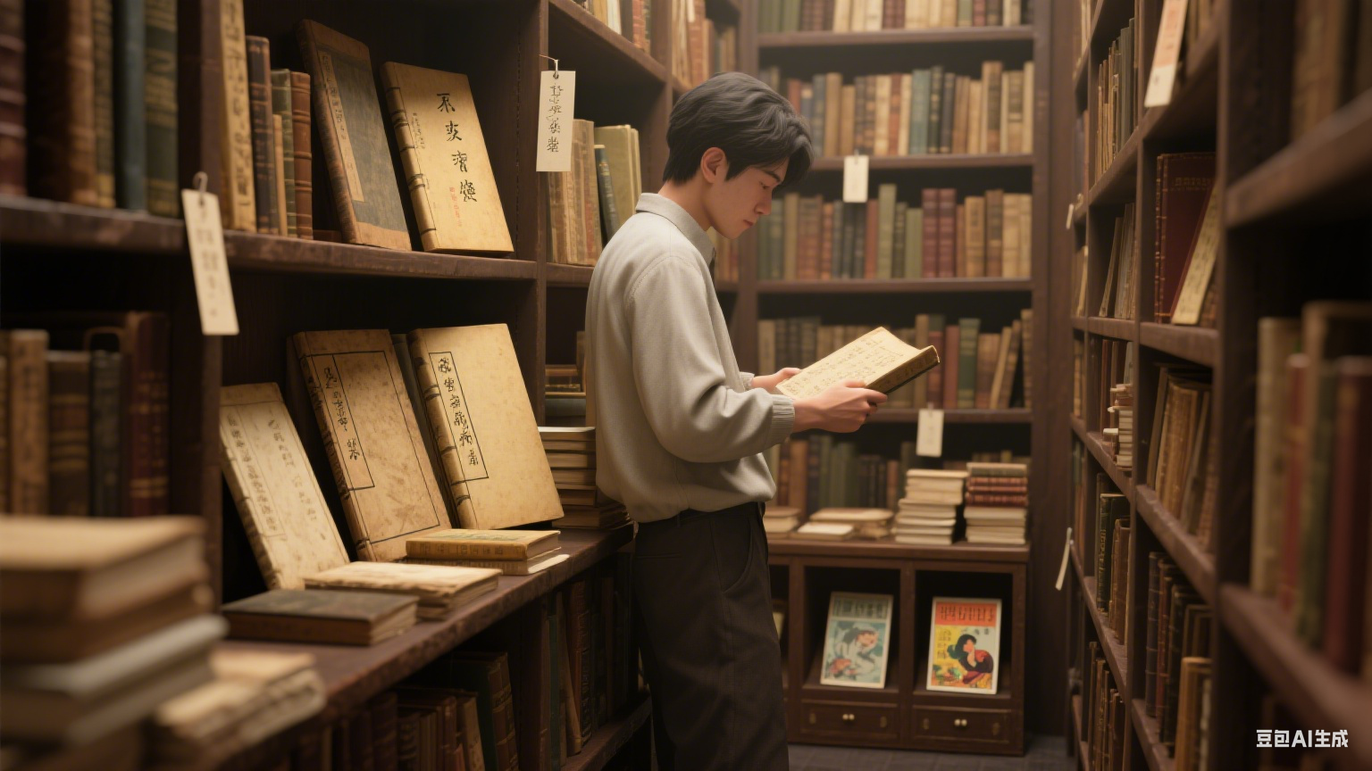 旧书店里的时光碎片