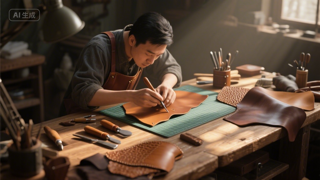指尖摩挲的时光：手工皮具里藏着的匠心温度