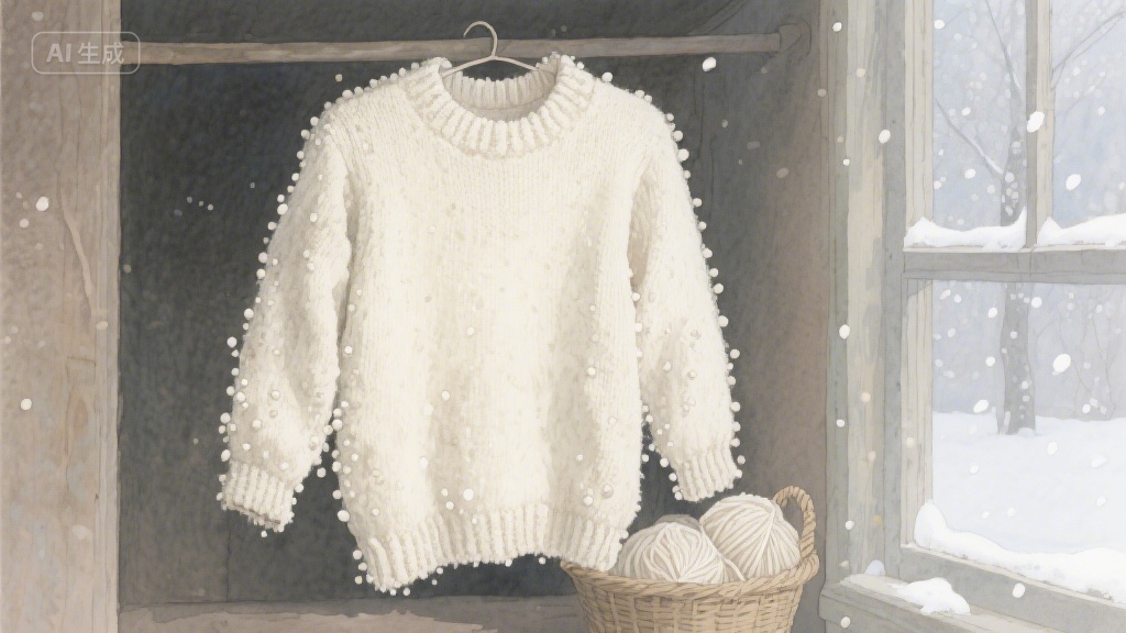那件起球的旧毛衣，藏着我整个青春的暖