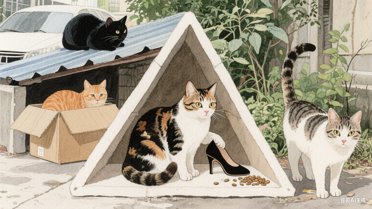 那些在巷口等投喂的小毛球，藏着城市最软的秘密