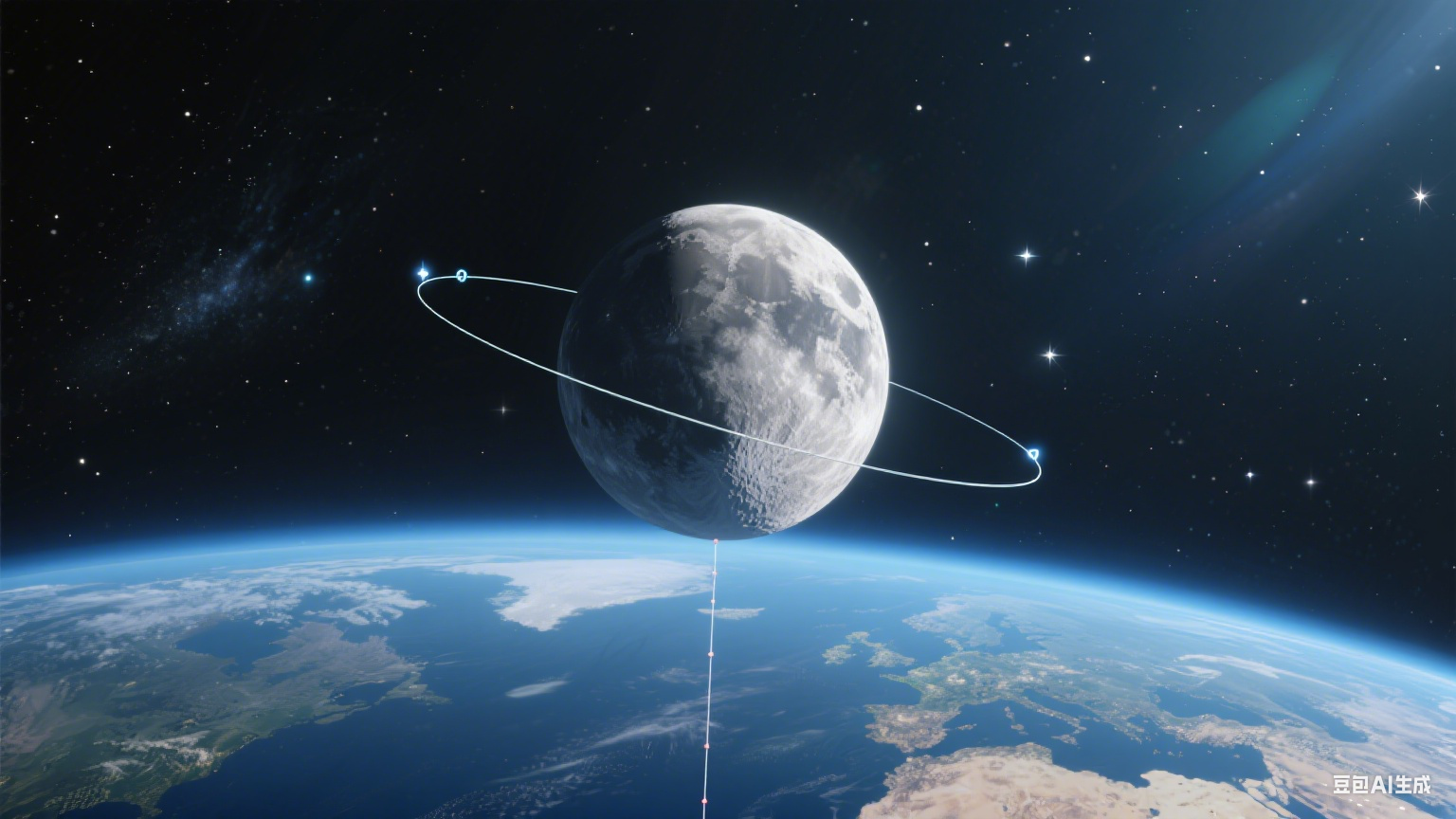 月球的公转之旅：宇宙中的稳定舞步