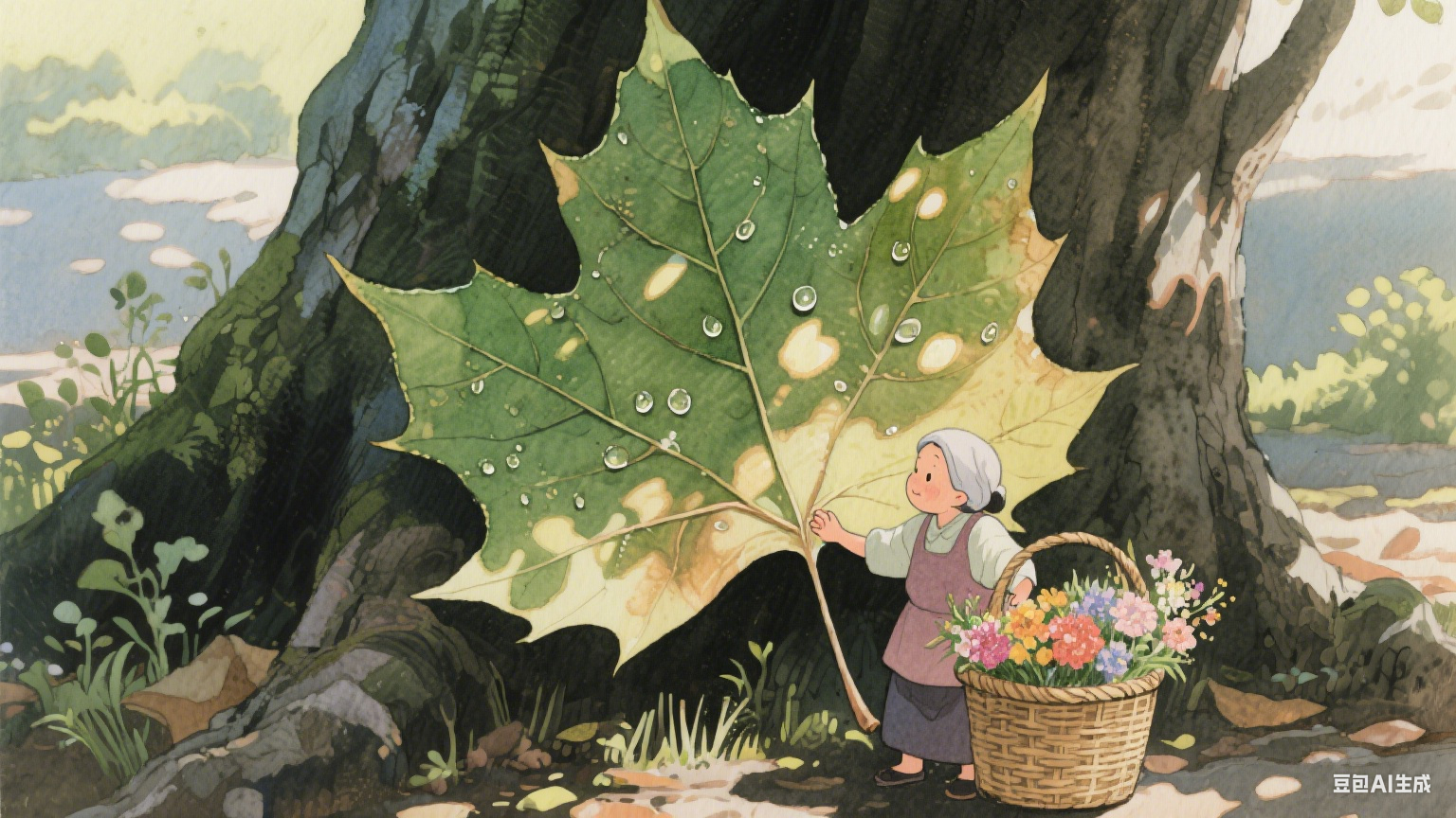 梧桐叶上的光阴信笺