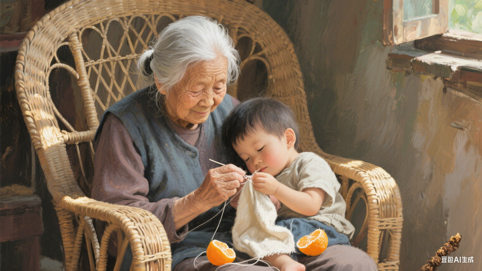 外婆的老藤椅，藏着我半生的暖