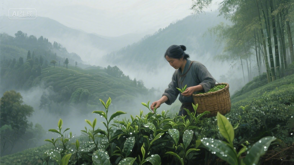 茶事三叠：春山、竹匾与瓦罐里的光阴