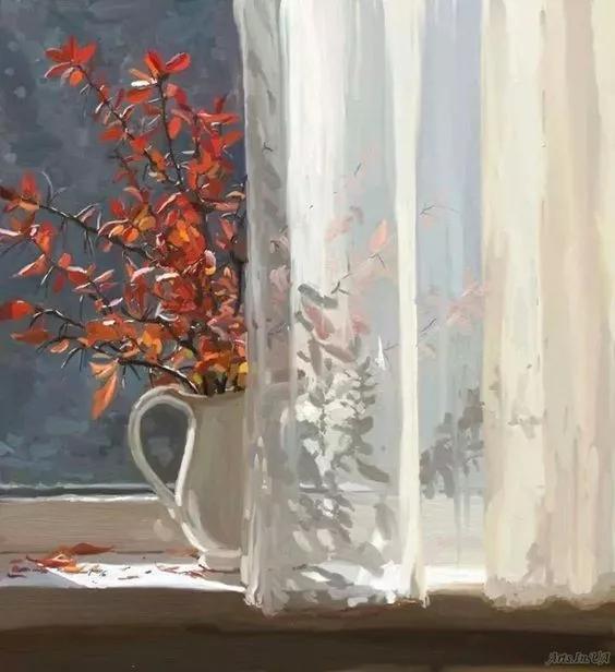 窗台的暖阳与爪尖的月光