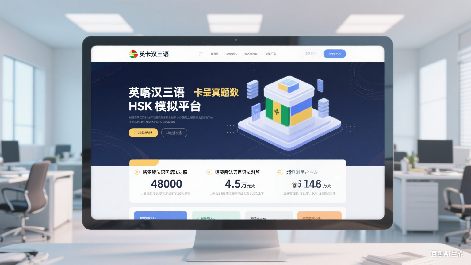 喀麦隆雅温得第二大学孔院 HSK 考试对接中喀基建合作 中文成就业敲门砖