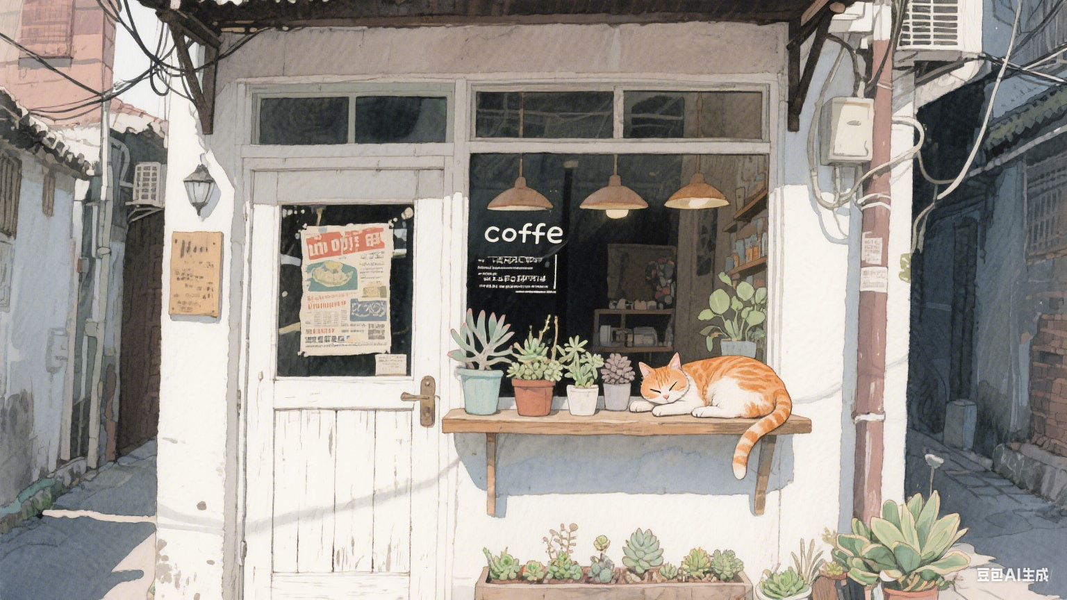 藏在巷子里的咖啡馆，藏着多少人的小确幸