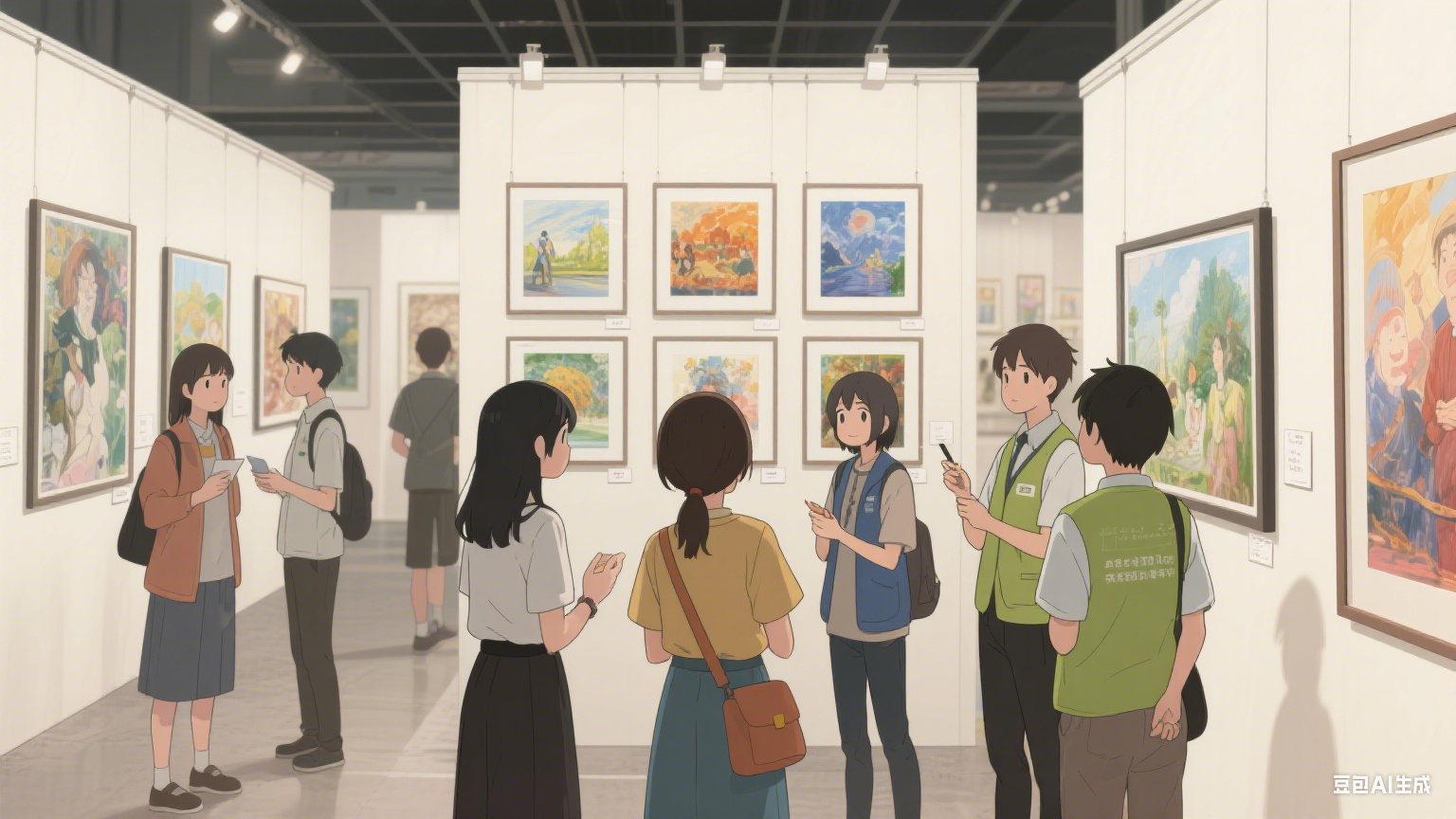 临港艺术学院举办 “艺术点亮生活” 公益画展 传递艺术温暖