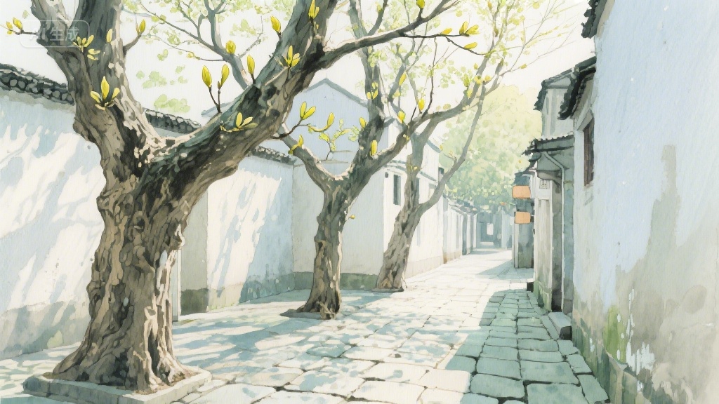 梧桐叶上的时光絮语