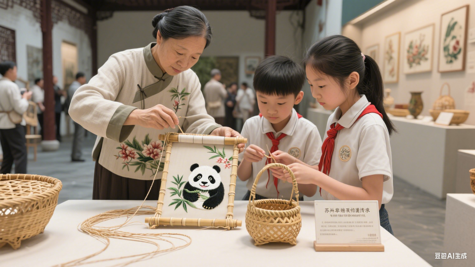 美国加州大学伯克利分校孔子学院举办 “中国非遗手工艺周” 非遗传承人现场授艺