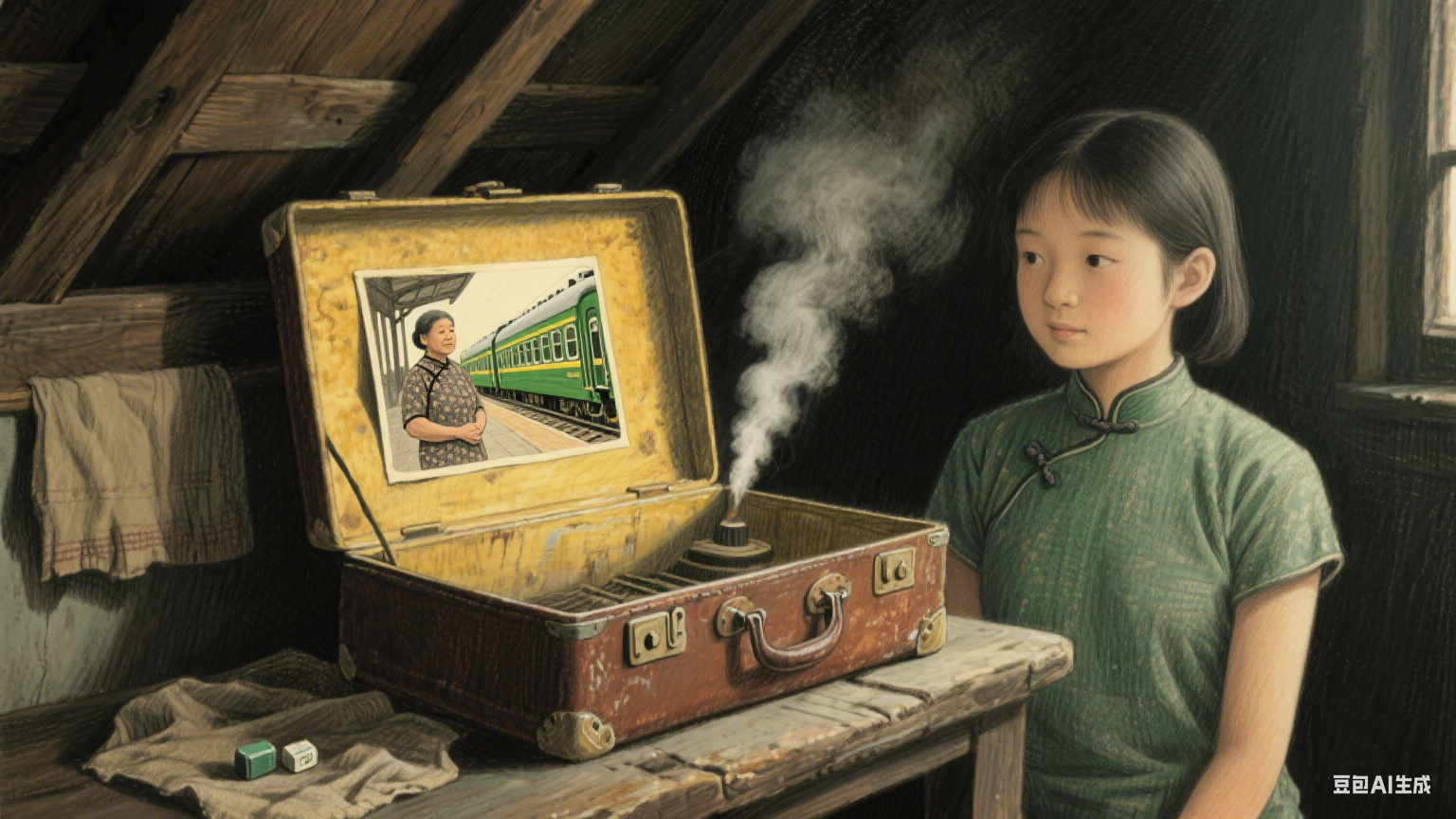 阁楼上的旧皮箱